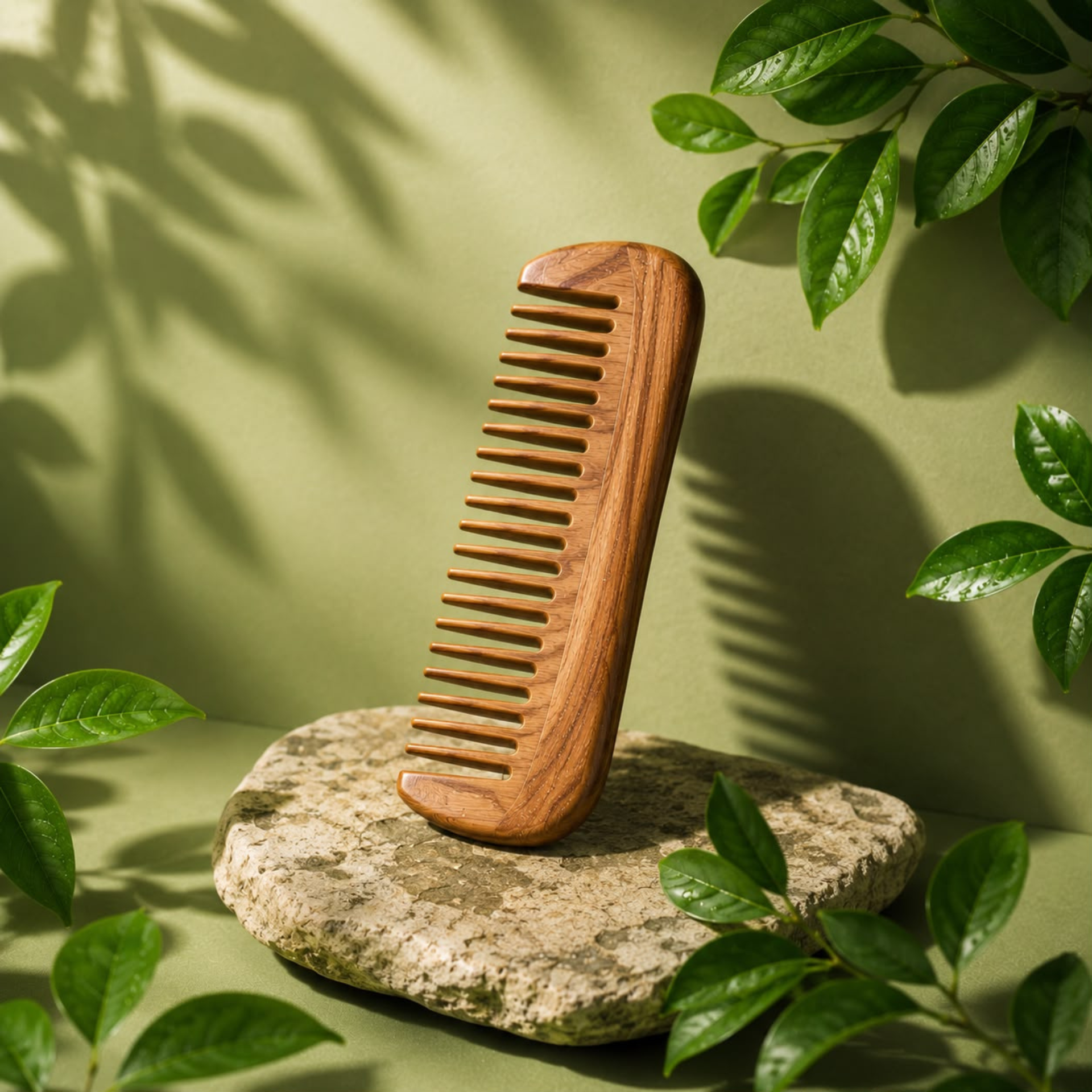 Wooden Hair Comb