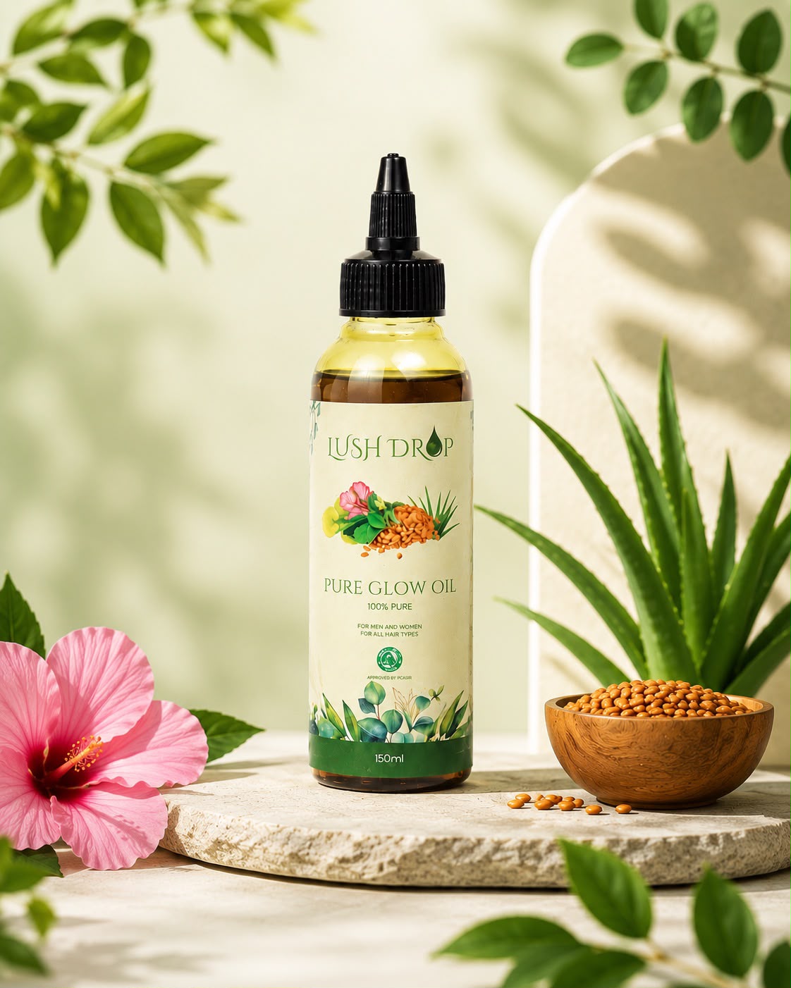 Pure Glow Hair Oil Best Results In Just 30 Days